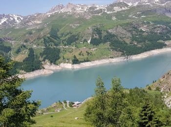 Randonnée Marche Tignes - Tignes 1800 lac de la Sassièrre aller-retour - Photo