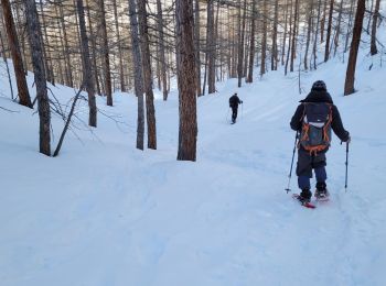 Tour Schneeschuhwandern Valtournenche - Bec Pio Merlo depuis Breuil-Cervinia - Photo
