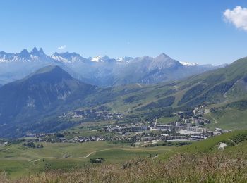 Excursión Marcha nórdica Fontcouverte-la-Toussuire - crêtes Toussuire Corbier - Photo