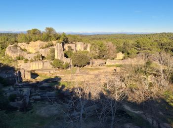 Randonnée Marche Aubais - Aubais-junas-moulin_de_corbières - Photo