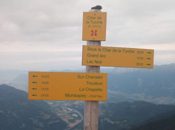 Tocht Stappen Montsapey - Grand arc, petit arc par Barbet - Photo