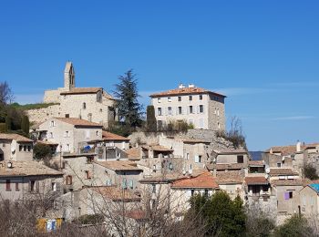 Randonnée Marche Montfuron - Montfuron vers Villemus - Photo