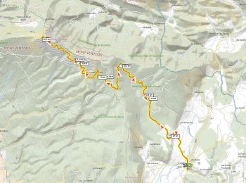 Trail Road bike Sault - Le Ventoux D+ 1340m depuis Sault - Photo