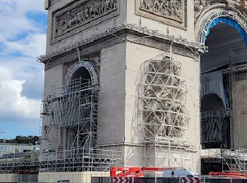 Tocht Stappen Parijs - Train Bleu -  Faubourg saint antoine  - quartier d'Aligre - Arc de Triomphe - Photo