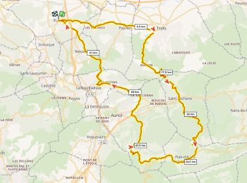 Trail Road bike Fuveau - Plan d'Aups 1370m+ - Photo