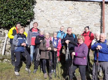 Trail Nordic walking Sainte-Feyre - marche parc aux loups - Photo