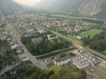 Tocht Te voet Martigny - Géoglyphe de Grande Tête - Photo