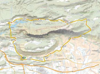 Tocht Mountainbike Châteauneuf-le-Rouge - Tour de Sainte Victoire VTT Par Bimont et la Pallière (essai) D+870m - Photo