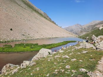 Randonnée Marche Crévoux - lac et col du crachet - Photo