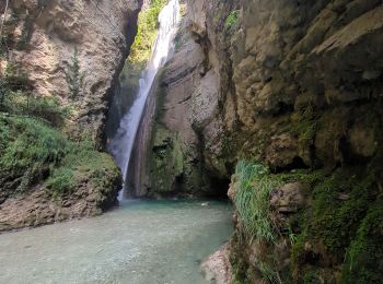 Tocht Stappen Eygluy-Escoulin - Chute de la Druise en longeant la Gervanne - Photo