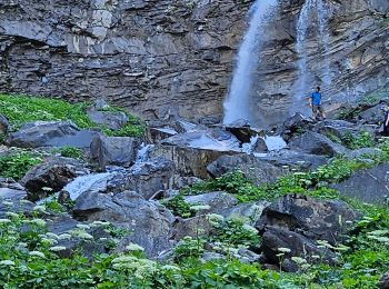 Randonnée Marche Crévoux - cascade du razis crevoux  - Photo