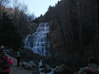 Randonnée Marche Menétrux-en-Joux - pic aigle cascades herisson - Photo