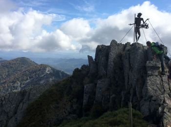 Randonnée Marche La Souche - Col de la Croix de Bauzon-La tour des poignets-Sommet Rocher d'Abraham  - Photo