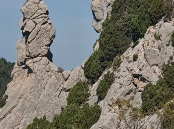 Tocht Stappen Moustiers-Sainte-Marie - 2023-10-03 Naverre-Cascade du Riou-Marignol - Photo