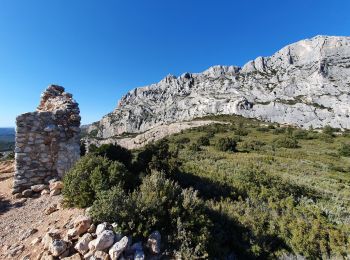 Tocht Stappen Saint-Antonin-sur-Bayon - le refuge Cézanne au départ de la maison de Provence - Photo