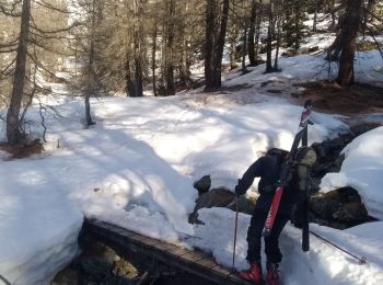 Randonnée Ski de randonnée Saint-Martin-Vésubie - Col de cerise et lac du Mercantour - Photo