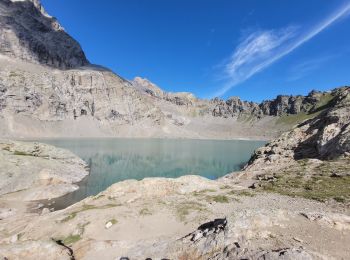 Excursión Senderismo Vallouise-Pelvoux - lac de l'Eychauda col des Grangettes pas de l'âne et col de l'Eychauda - Photo
