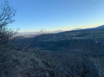 Tour Mountainbike Andert-et-Condon - Recherche suite chemin du dimanche vers Gramont - Photo