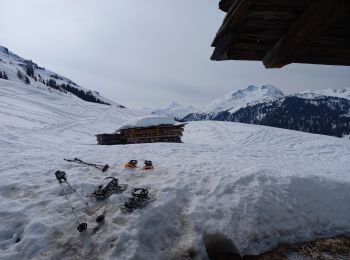 Excursión Raquetas de nieve Beaufort - Boucle sous la Roche Parstire par les chalets des Bouchets  - Photo