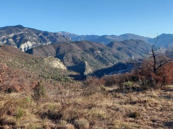 Randonnée Marche Entrevaux - Villevieille depuis Bayons - Photo