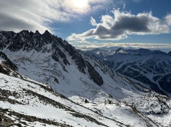 Randonnée Raquettes à neige Isola - Cime de la Lombarde  - Photo