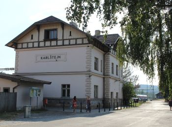 Tocht Te voet Svinaře - [Ž] Karlštejn - Halouny - Photo