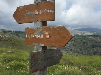 Tocht Stappen Vence - Naouri avec problème de réception  - Photo