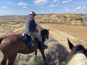 Tocht Paardrijden Bardenas Reales de Navarra - Bardenas jour 4 - Photo