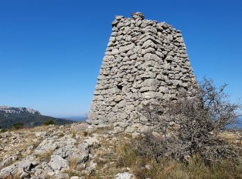 Tocht Stappen Mazaugues - le Mourre d'Agnis au départ du Caucadis - Photo