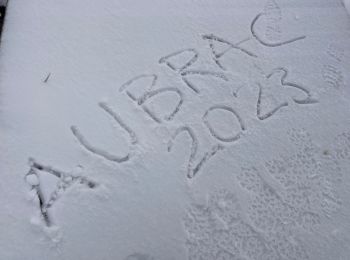 Randonnée Marche Laguiole - Bouyssou sous la neige  - Photo