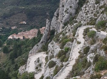 Tocht Stappen Moustiers-Sainte-Marie - La chaîne, Courchon  - Photo