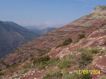 Randonnée A pied Beuil - Corniches du Cians - Photo