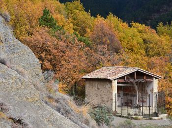 Tocht Stappen L'Escarène - L'Escarène - Baisse de Bussia - Col de Savel - Chapelle Bon Coeur - Lucéram - Photo