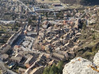 Percorso Marcia Castellane - castellane destourbe  notre Dame du roc 1060m 17kms - Photo