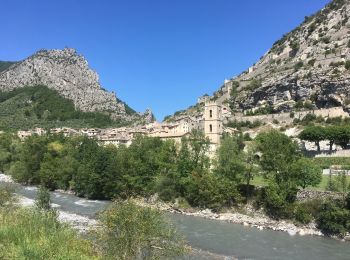 Randonnée Vélo de route Touët-sur-Var - Circuit découverte des gorges rouges - Photo