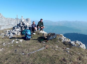 Tocht Stappen Corrençon-en-Vercors - tête des chaudières par le col de la Balme  pas d Ernadant  abris de carette  - Photo