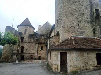 Randonnée Vélo de route Saint-Jean-de-Laur - gouffre de La tout et ruine de L'abbaye  - Photo