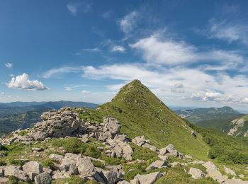 Percorso A piedi Ventasso - Cecciola - in Cima ai Ronchi - La Selva - Lago Gora - Lago di Monte Acuto - Sella di Monte Acuto - Photo