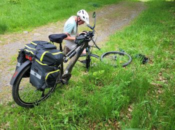 Tocht Elektrische fiets Salers - 270523 - Photo