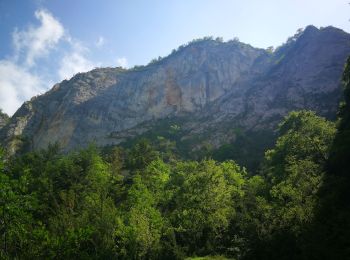 Trail Walking Fougax-et-Barrineuf - gorge de la Frau - Photo