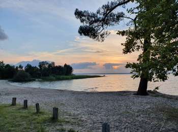 Percorso Bici ibrida Sanguinet - Sanguinet-Le lac à la tombée de la nuit - Photo