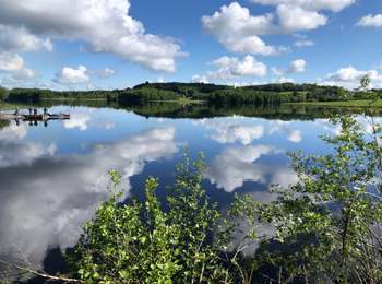 Trail Walking Saint-Agnan - Saint Agnan, Le  tour du lac - Photo