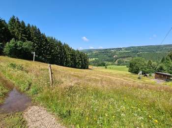 Trail Walking Stoumont - A la découverte de la piste de ski du Mont des Brumes - Photo
