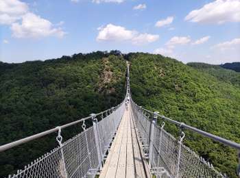 Tocht Stappen Mörsdorf - Promenade vers le pont de Geierlay   - Photo