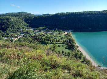 Trail Walking Fontenu - Tour du lac de Chalain  - Photo