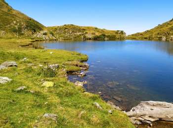 Tour Wandern Sentenac-d'Oust - 2020-08-25 col de la cor - col d'Auédole - étang d'Ayes - col d'Auédole - étang d'Eychelle - col de la core. - Photo