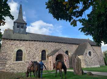 Trail Horseback riding Néant-sur-Yvel - Broceliande  - Photo
