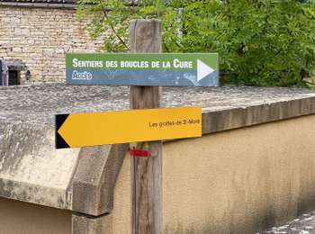 Trail Walking Arcy-sur-Cure - Arcy sur cure - Boucle des grottes - Photo