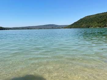 Trail Canoe - kayak Doucier - Lac de Chalain  Paddle - Photo