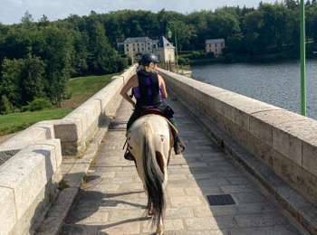 Trail Horseback riding Montsauche-les-Settons - Lac settons 2ème jour - Photo